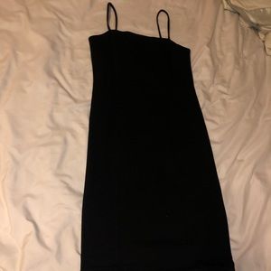 Black cocktail dress